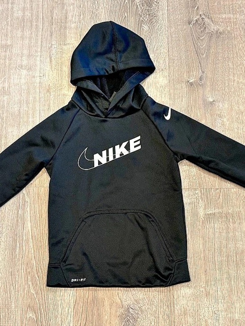 Nike Toddler Dri-FIT Pullover Hoodie Boys 3-4Y Black